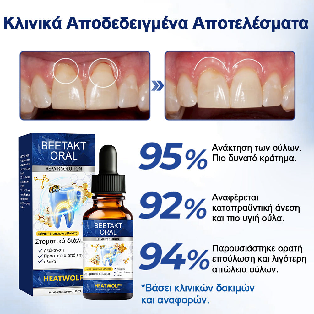𝗛𝗘𝗔𝗧𝗪𝗢𝗟𝗙® 🛒𝗕𝗲𝗲𝗧𝗮𝗸𝘁 Διάλυμα για την αναγέννηση της στοματικής κοιλότητας 🍋🍋