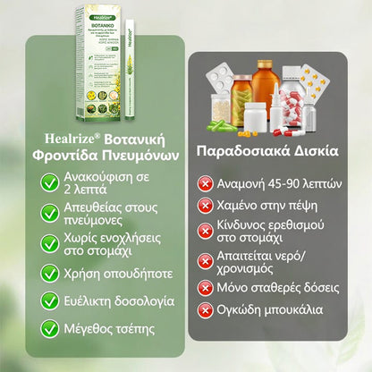 𝐇𝐞𝐚𝐥𝐫𝐢𝐳𝐞® 🎊 Διαχυτής Βοτανικής Φροντίδας Πνευμόνων με Φλόμο