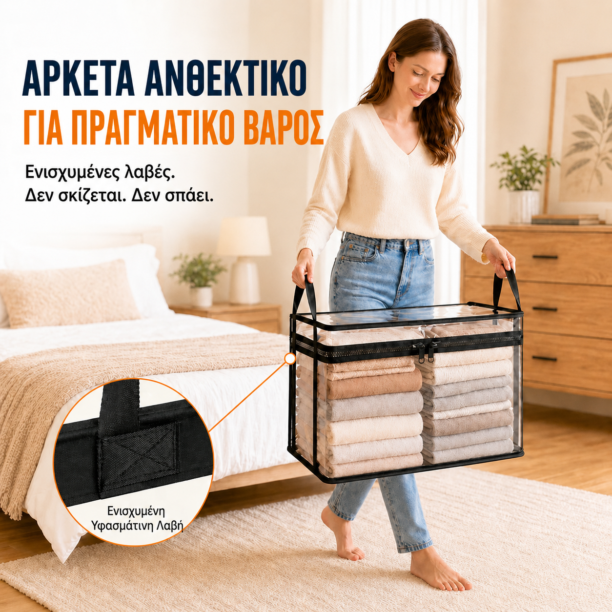 ⏳ Τελευταία μέρα! Αγοράστε 2 & πάρτε 1 δώρο 💕 SVOZK® Διάφανο Κουτί Αποθήκευσης Μεγάλης Χωρητικότητας🎈