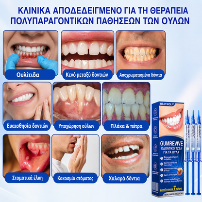 🇬🇷👨‍⚕️✅🦷HEATWOLF® GumRevive Γέλη Επιδιόρθωσης Περιοδοντίτιδας🍿